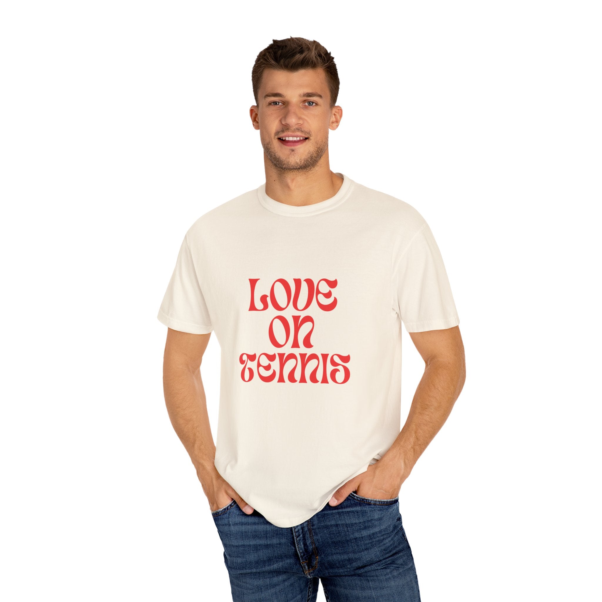 Love on Tennis Unisex T-Shirt - Red Edition