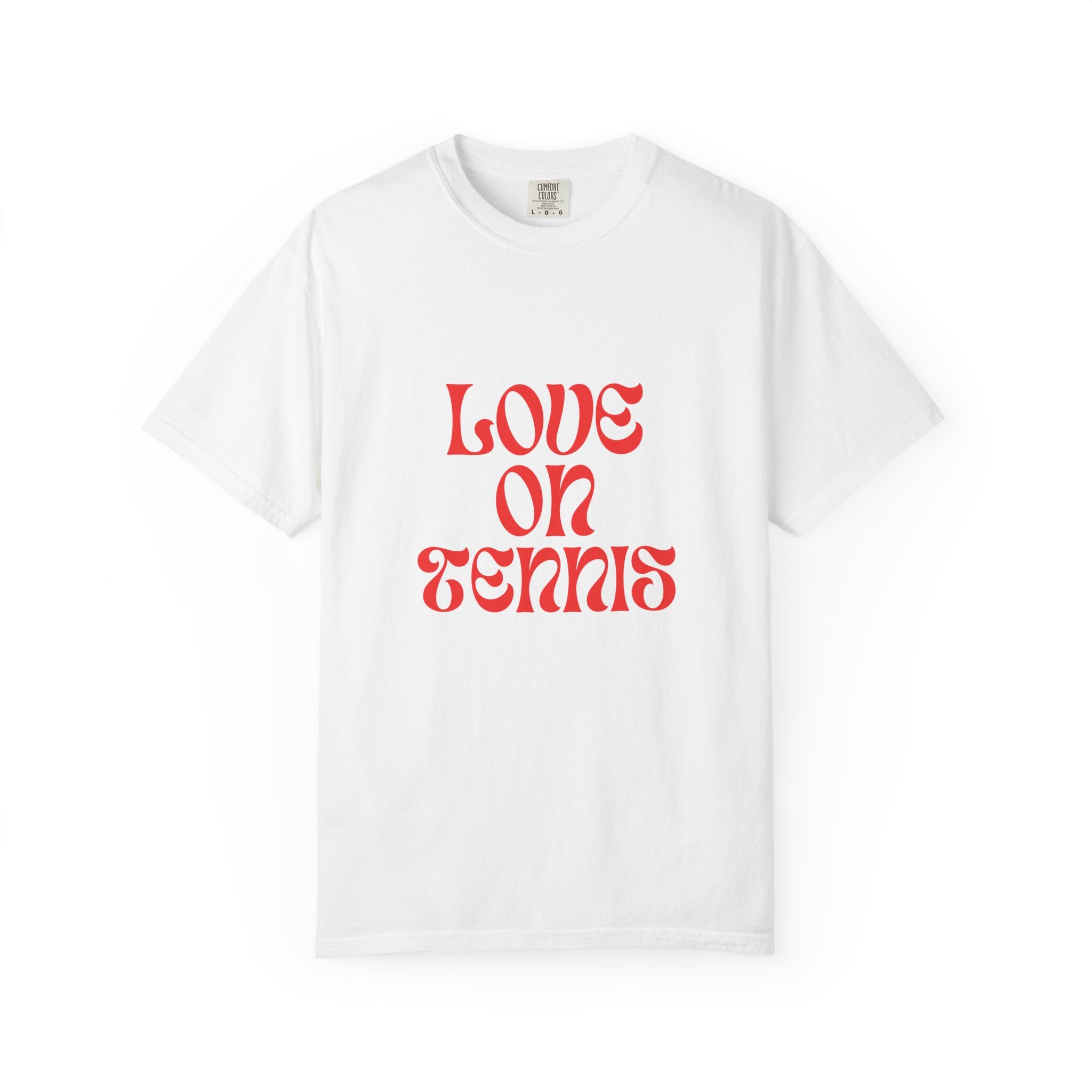 Love on Tennis Unisex T-Shirt - Red Edition