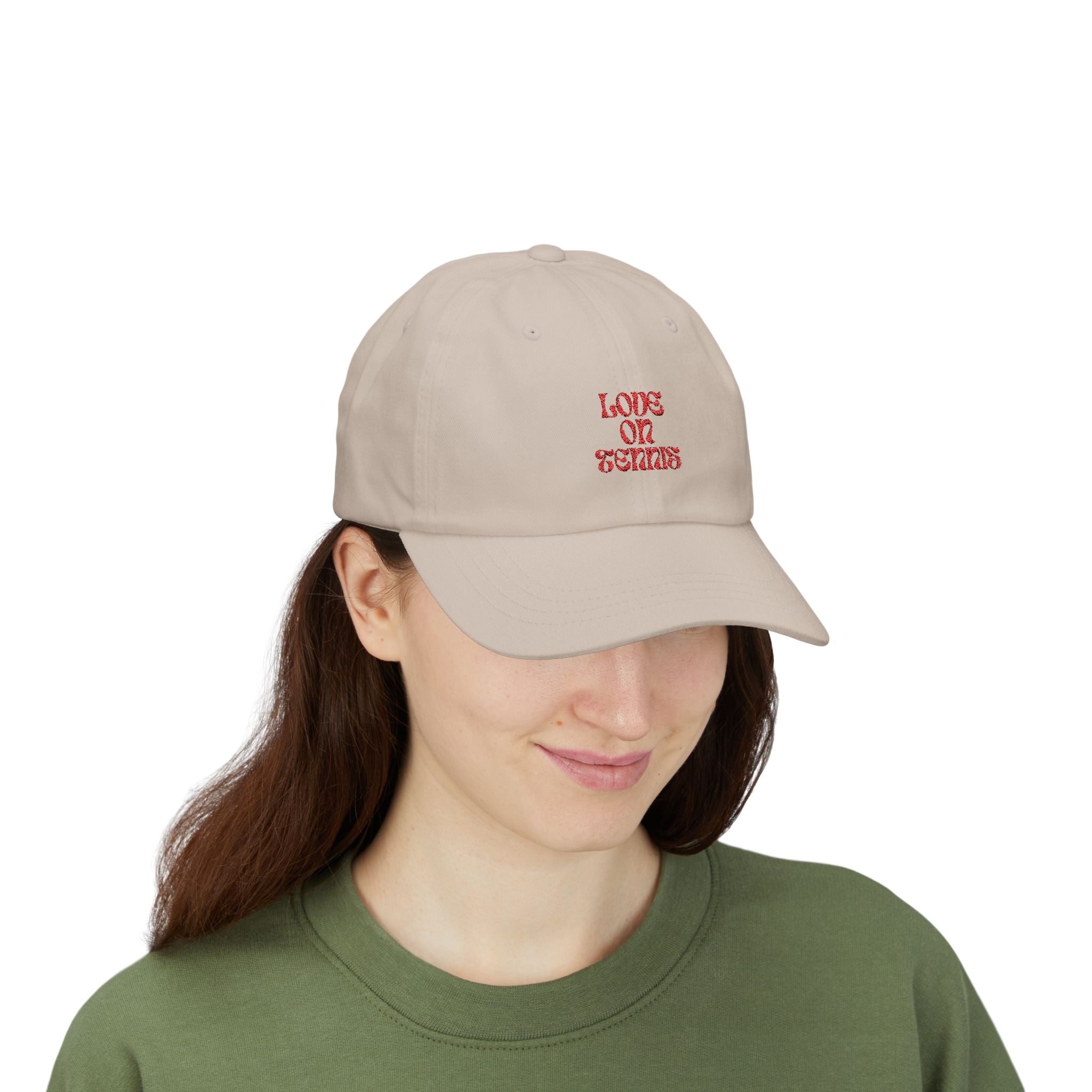 Love on Tennis Cap - Red Edition