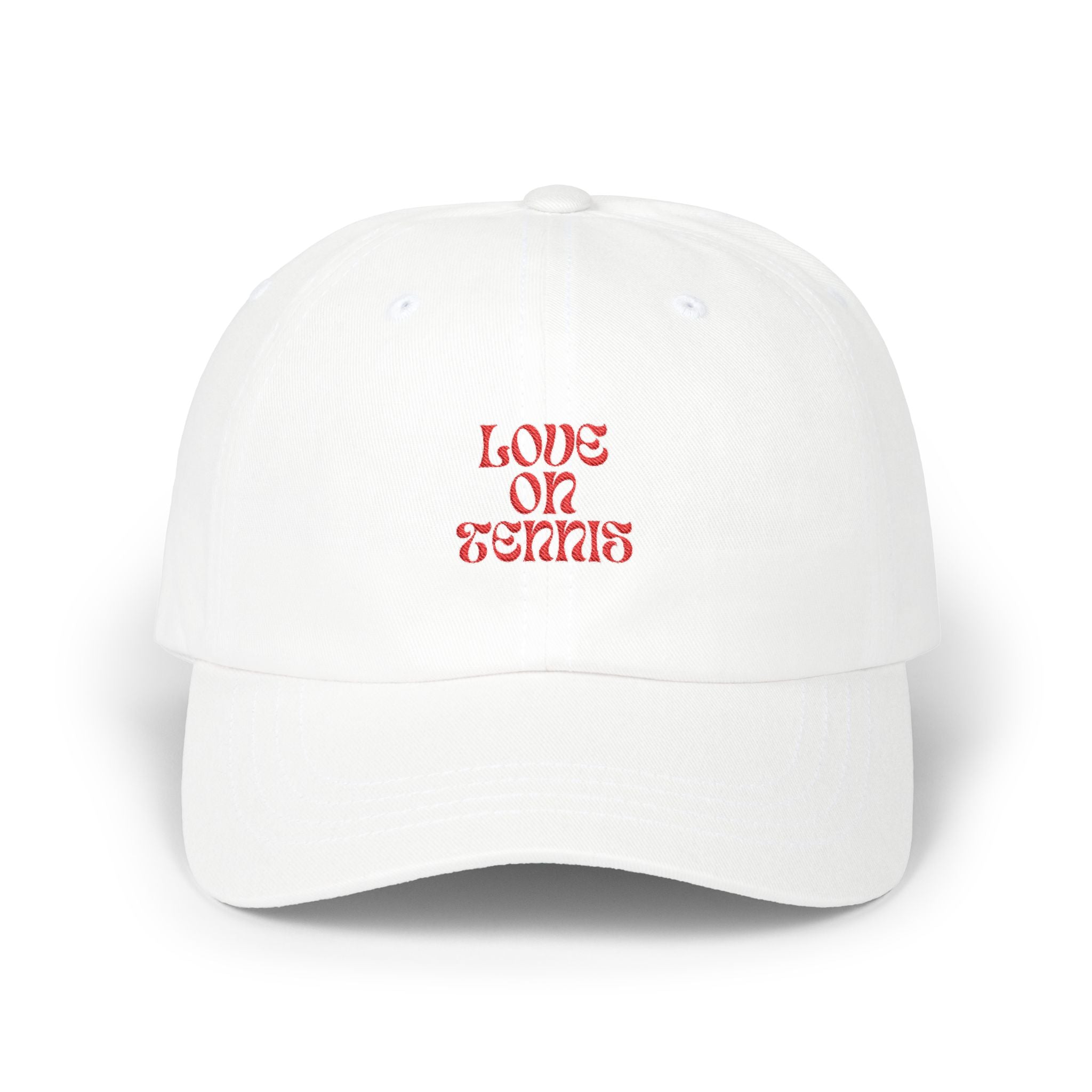 Love on Tennis Cap - Red Edition
