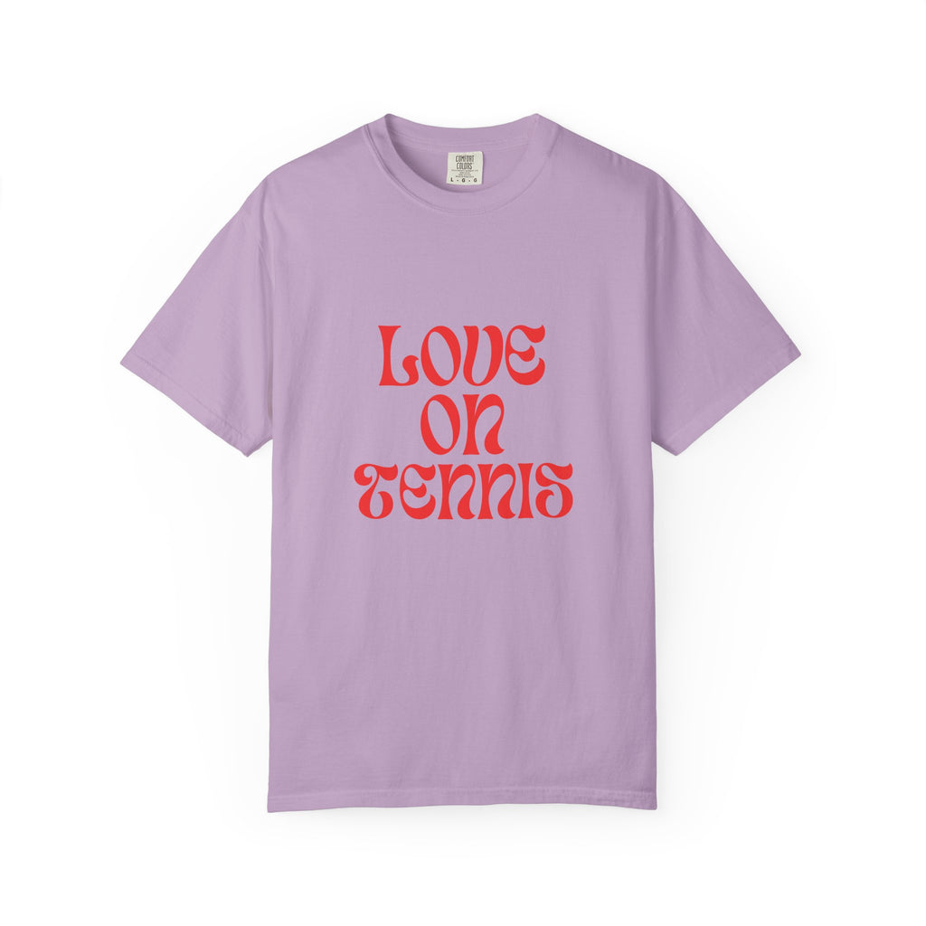 Love on Tennis Unisex T-Shirt - Red Edition