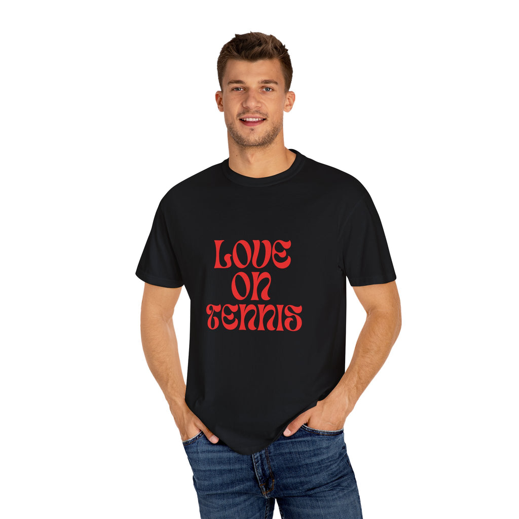 Love on Tennis Unisex T-Shirt - Red Edition