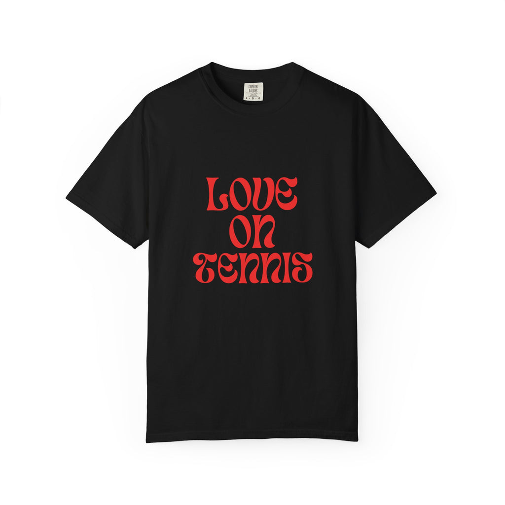 Love on Tennis Unisex T-Shirt - Red Edition