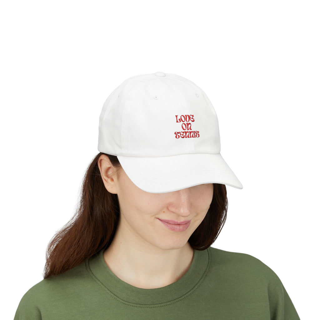 Love on Tennis Cap - Red Edition