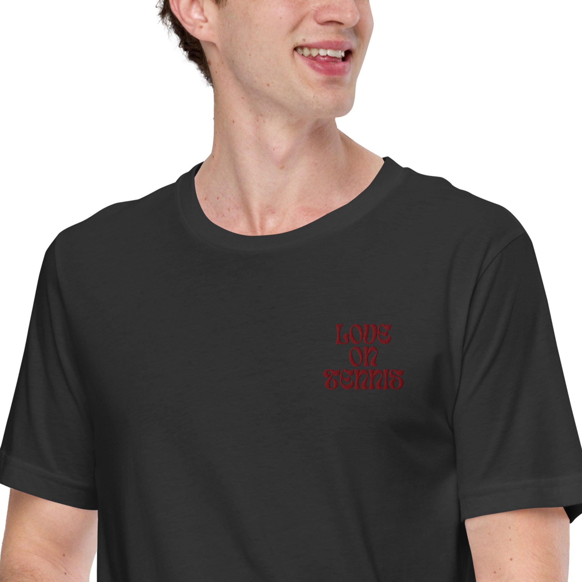 Love on Tennis Unisex Relax Fit T-Shirt - Red Edition