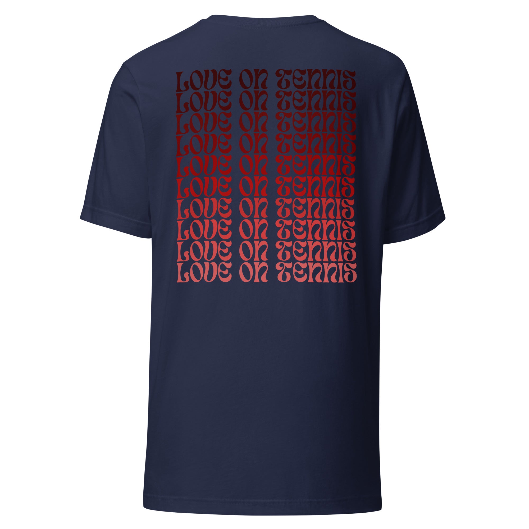 Love on Tennis Unisex Relax Fit T-Shirt - Red Edition