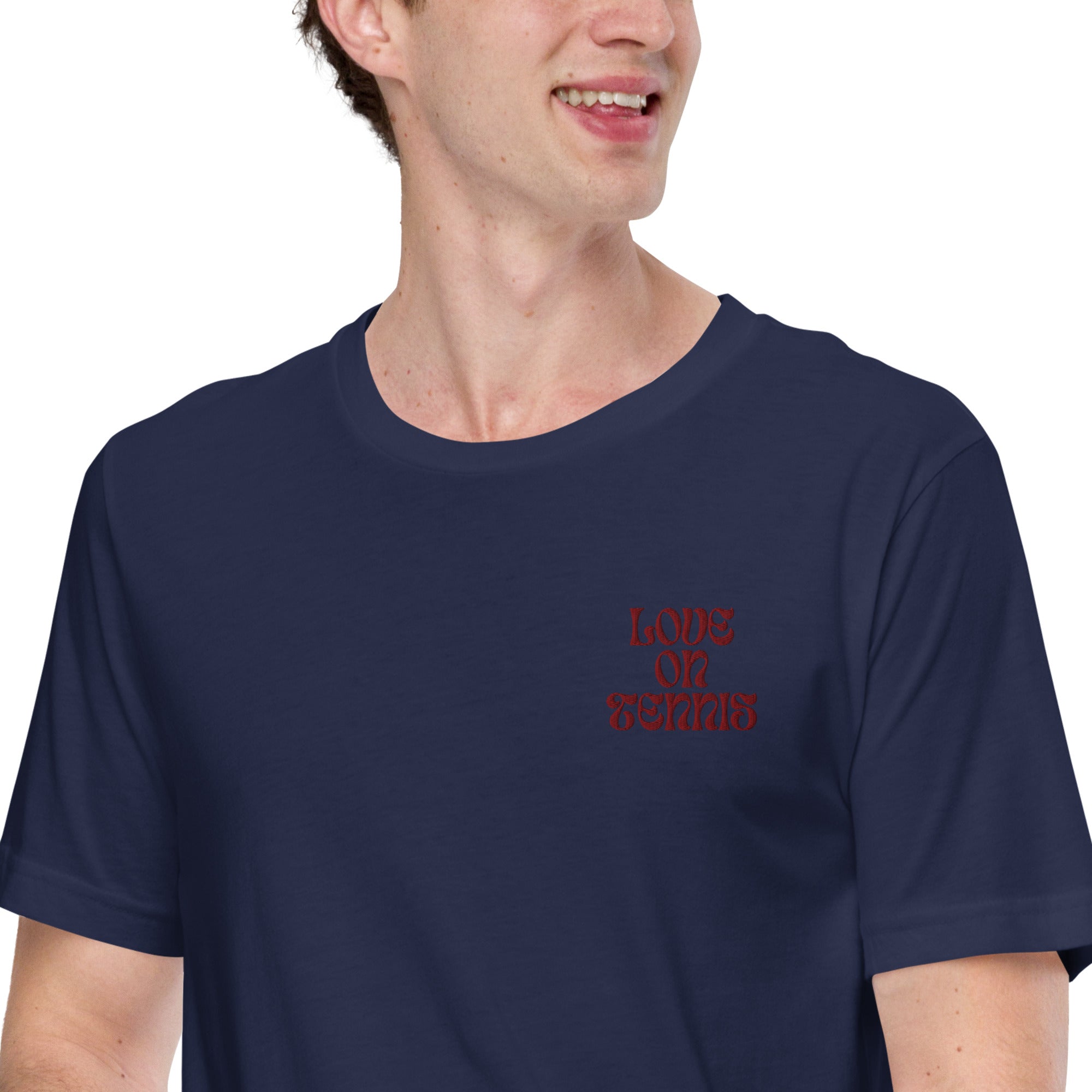 Love on Tennis Unisex Relax Fit T-Shirt - Red Edition