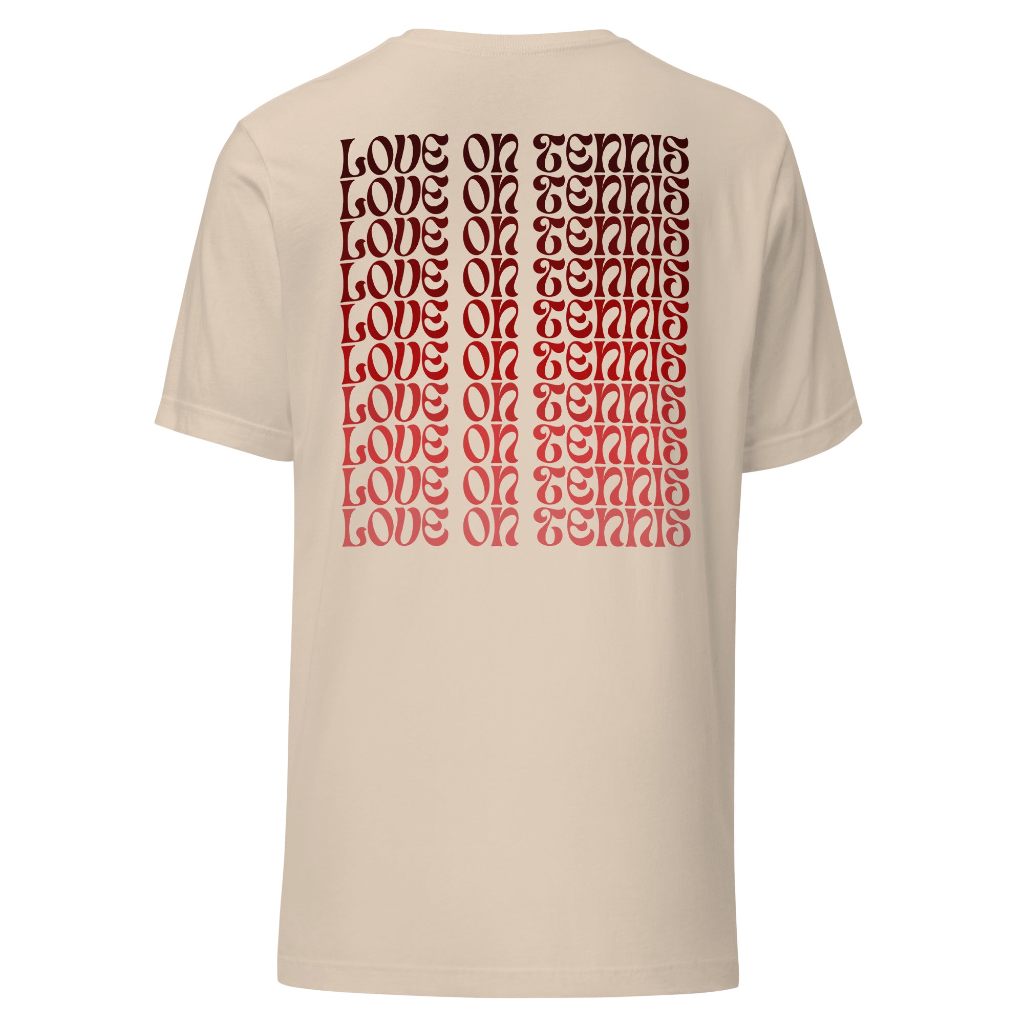 Love on Tennis Unisex Relax Fit T-Shirt - Red Edition