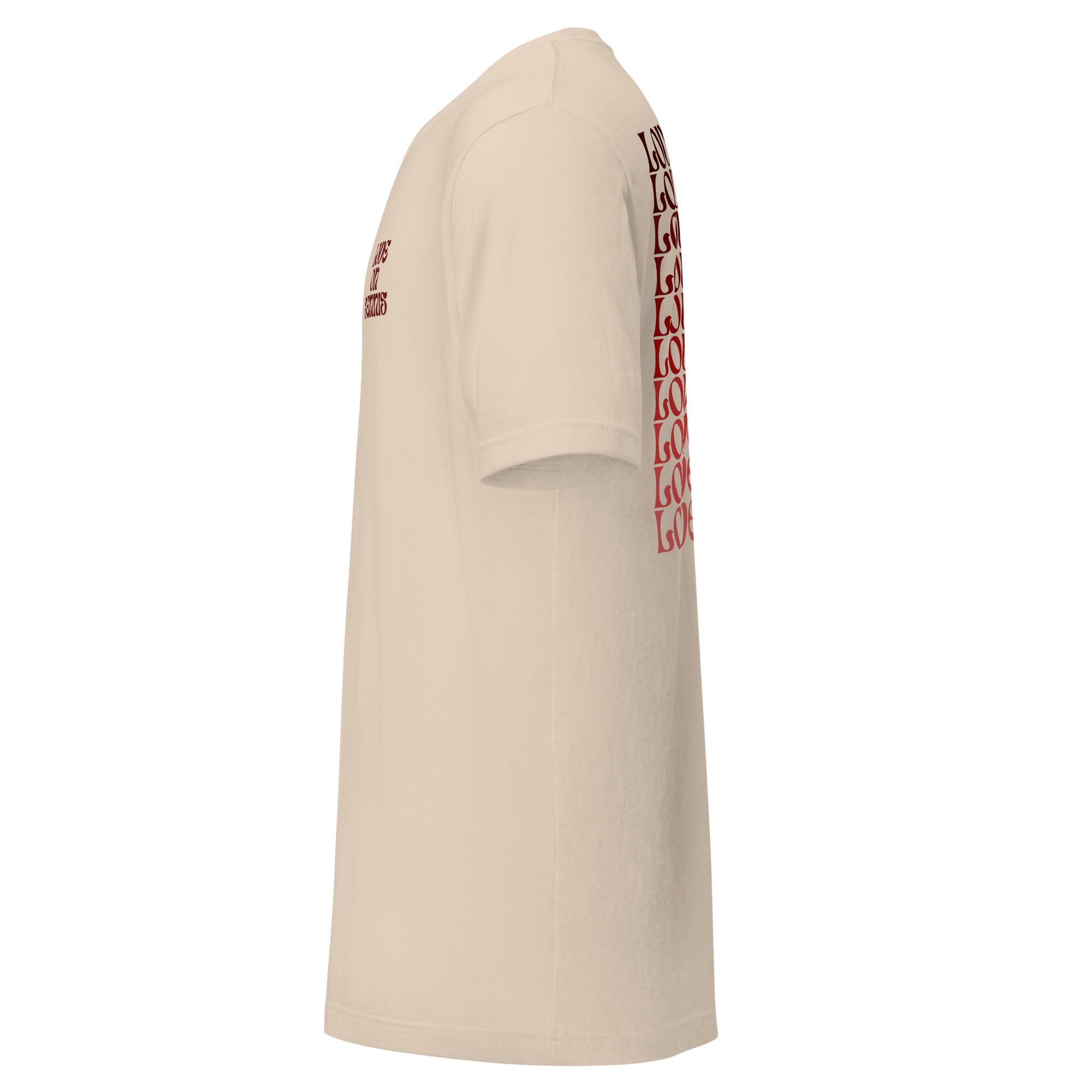 Love on Tennis Unisex Relax Fit T-Shirt - Red Edition