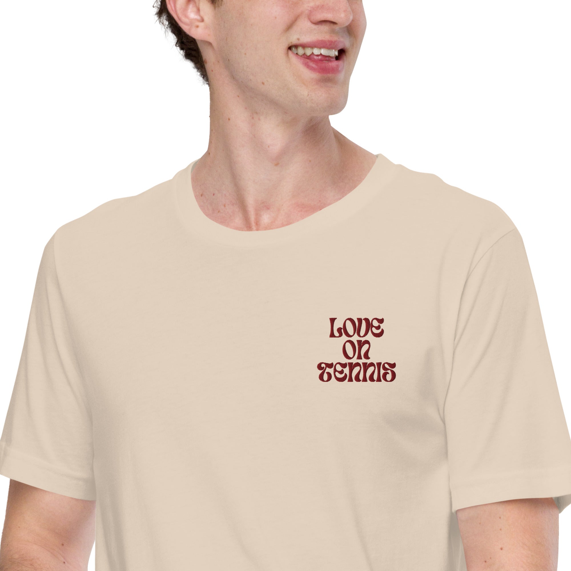 Love on Tennis Unisex Relax Fit T-Shirt - Red Edition