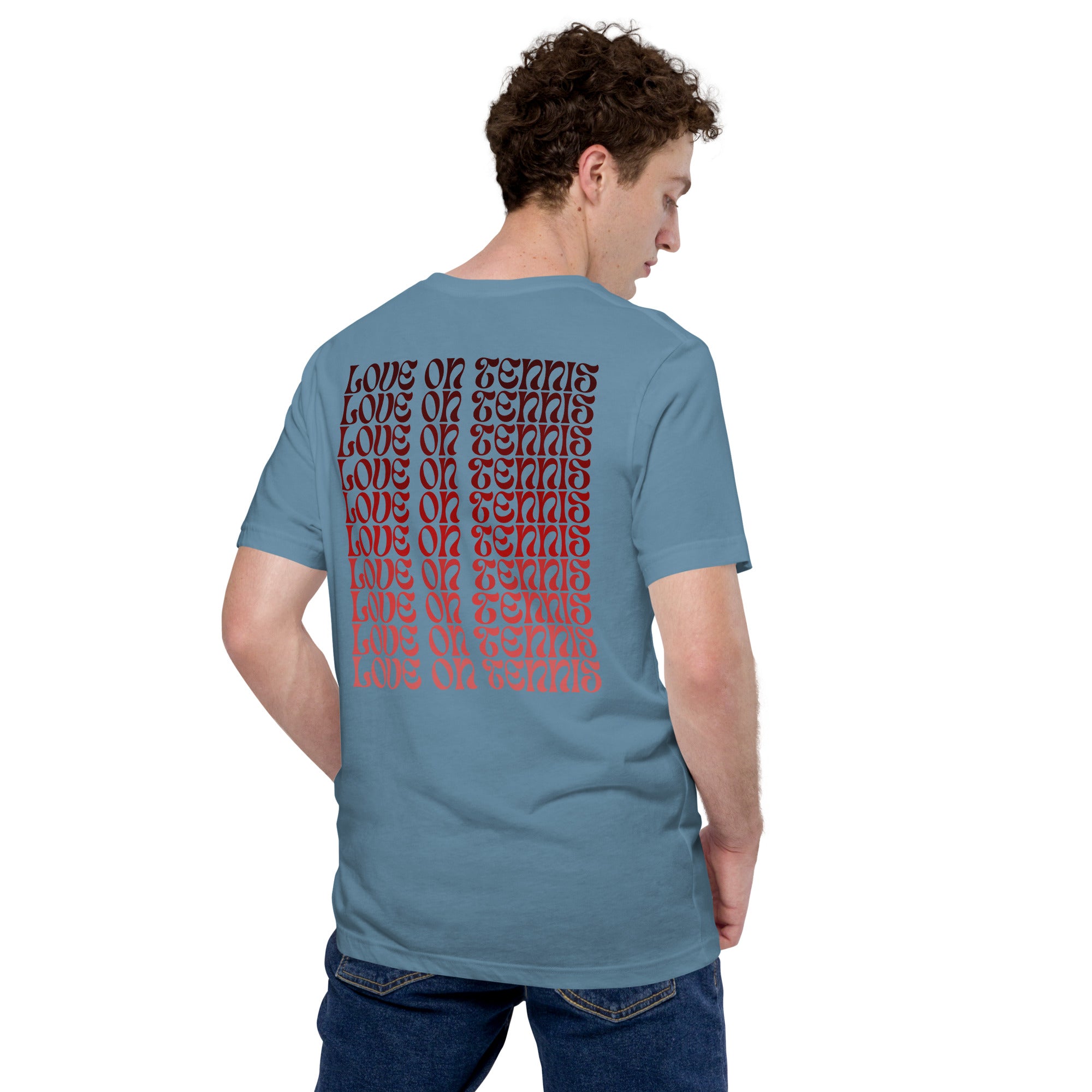 Love on Tennis Unisex Relax Fit T-Shirt - Red Edition