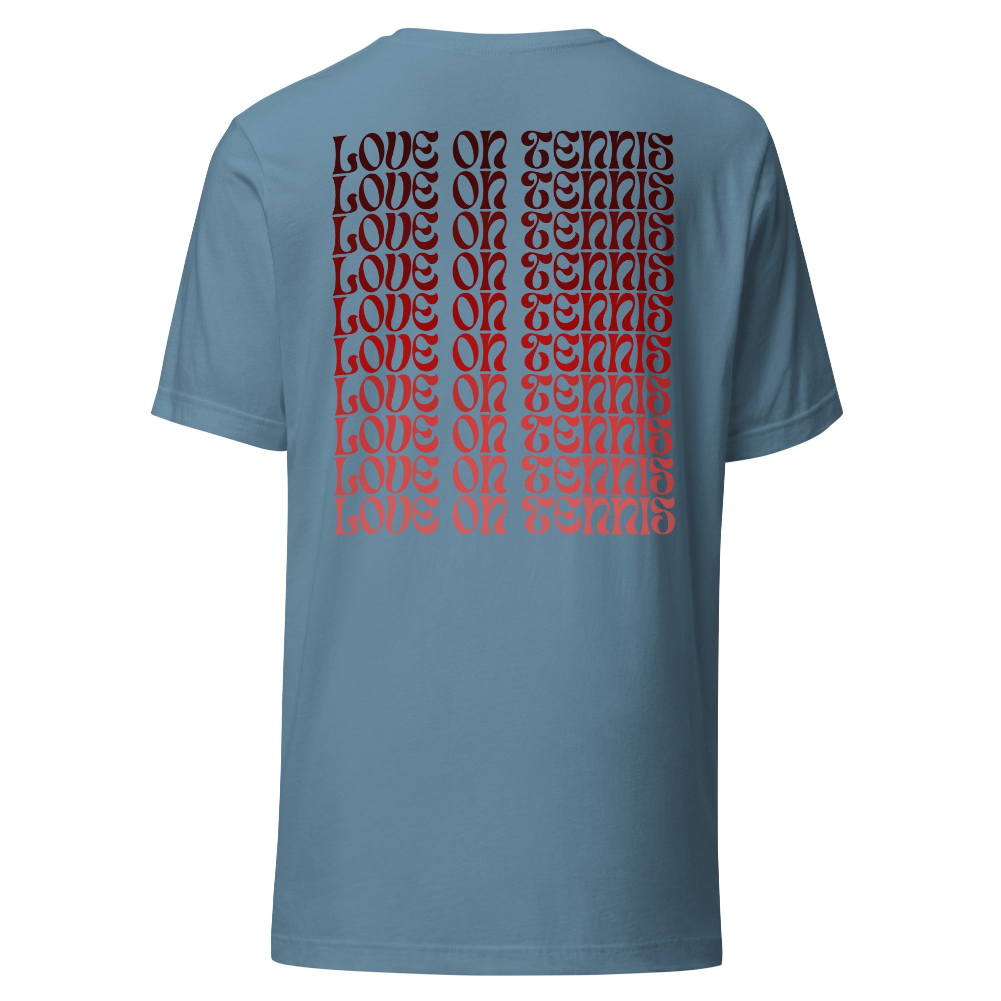 Love on Tennis Unisex Relax Fit T-Shirt - Red Edition