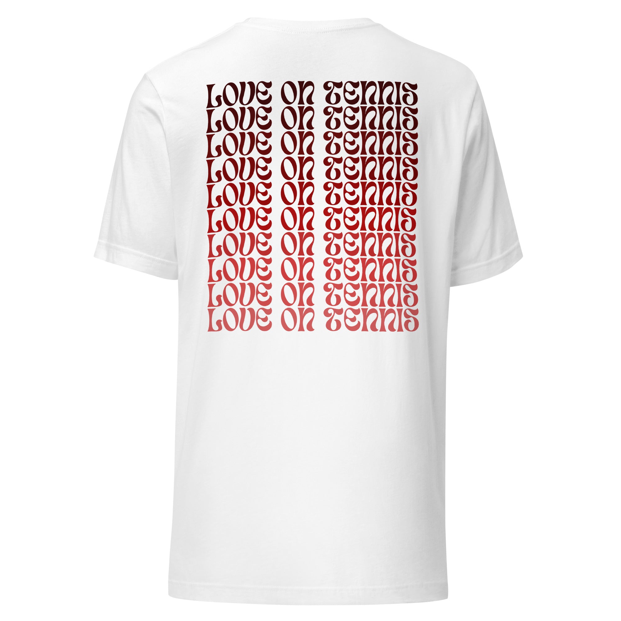 Love on Tennis Unisex Relax Fit T-Shirt - Red Edition