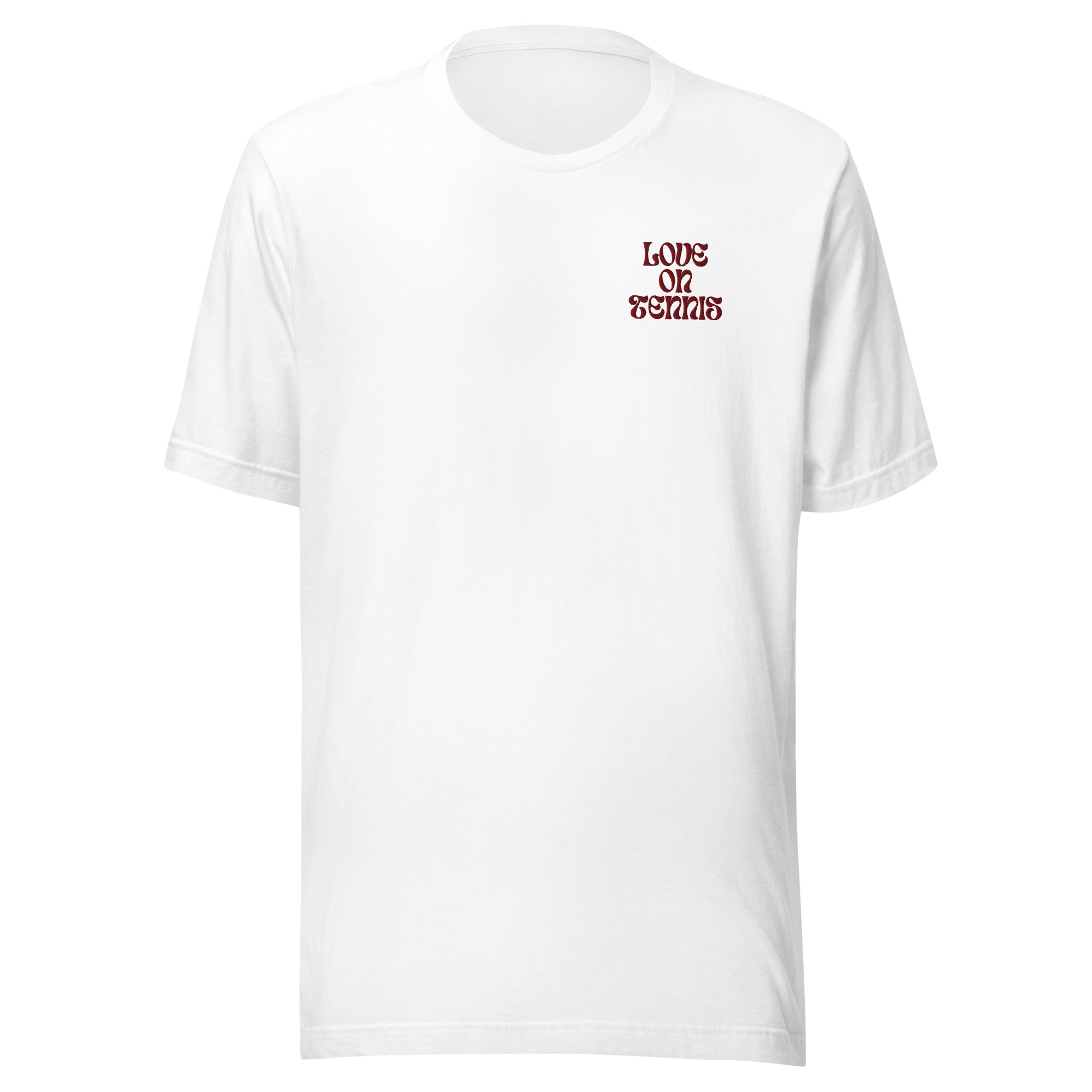 Love on Tennis Unisex Relax Fit T-Shirt - Red Edition