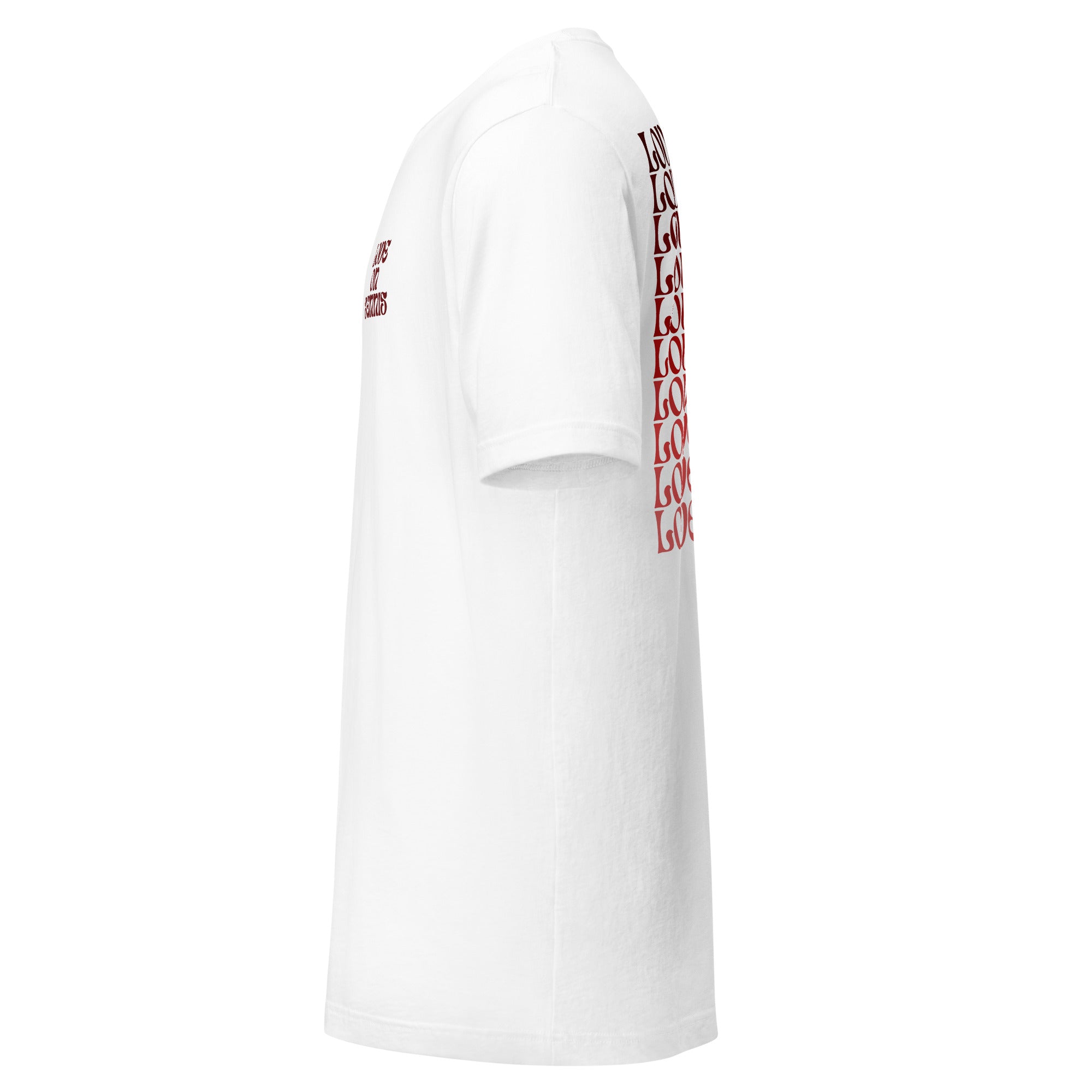 Love on Tennis Unisex Relax Fit T-Shirt - Red Edition