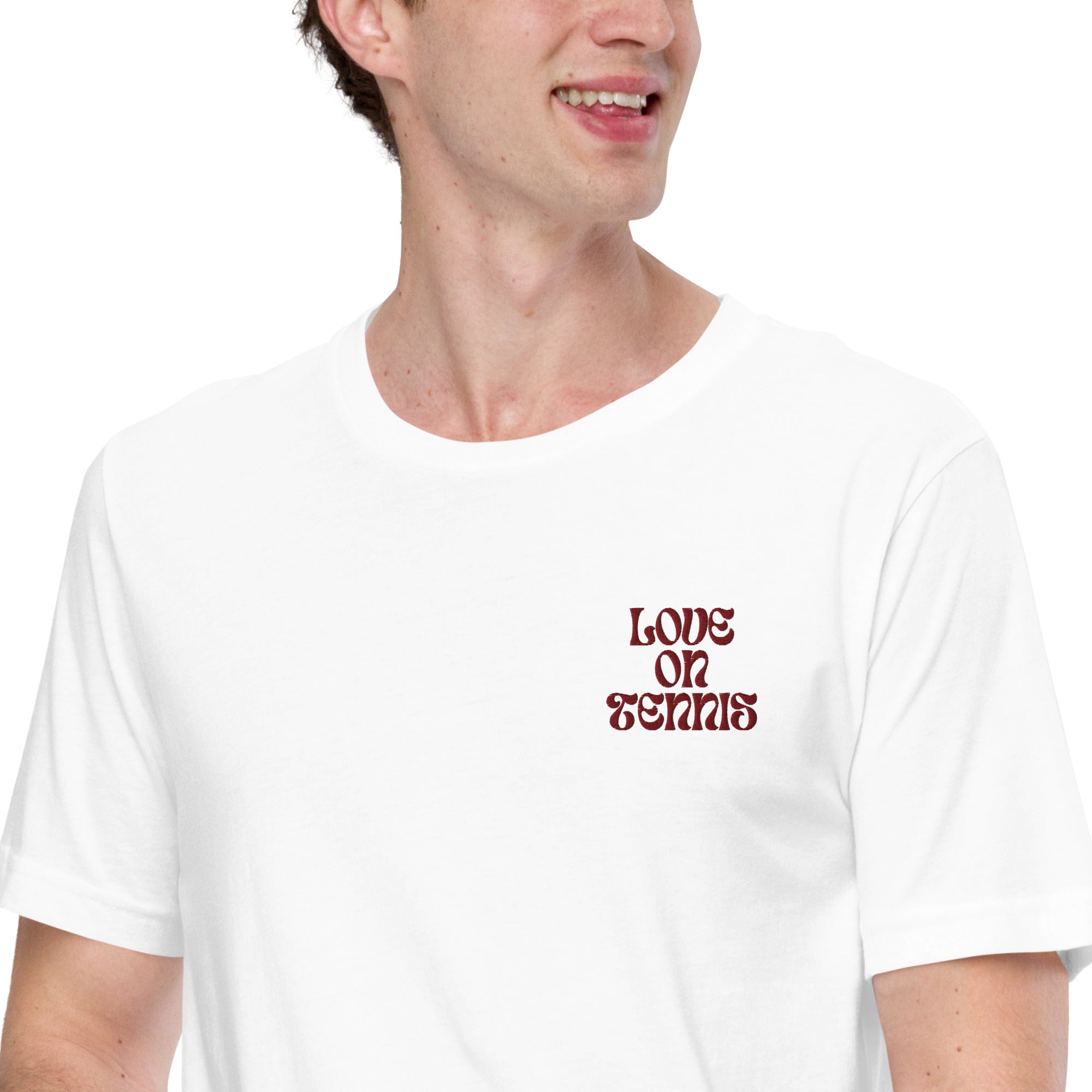 Love on Tennis Unisex Relax Fit T-Shirt - Red Edition